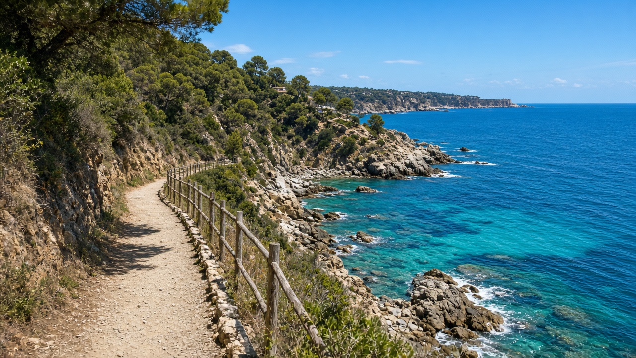 Cam&iacute; de Ronda on the L'Escala coast