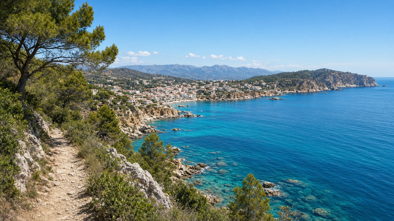 Viewpoints and Bay of Roses from L'Escala